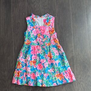 Lilly Pulitzer Kids Floral Dress - Blue and Pink